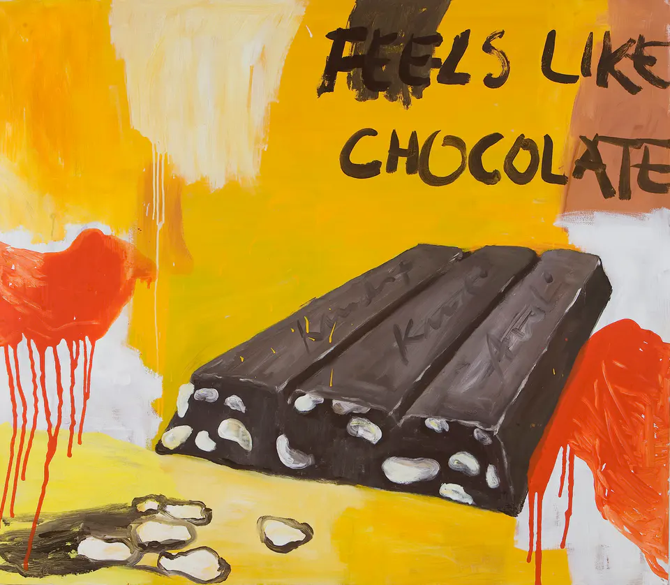 Barbara Kastelec: V kaj se zaljubljam (Feels Like Chocolate), slikarsko delo