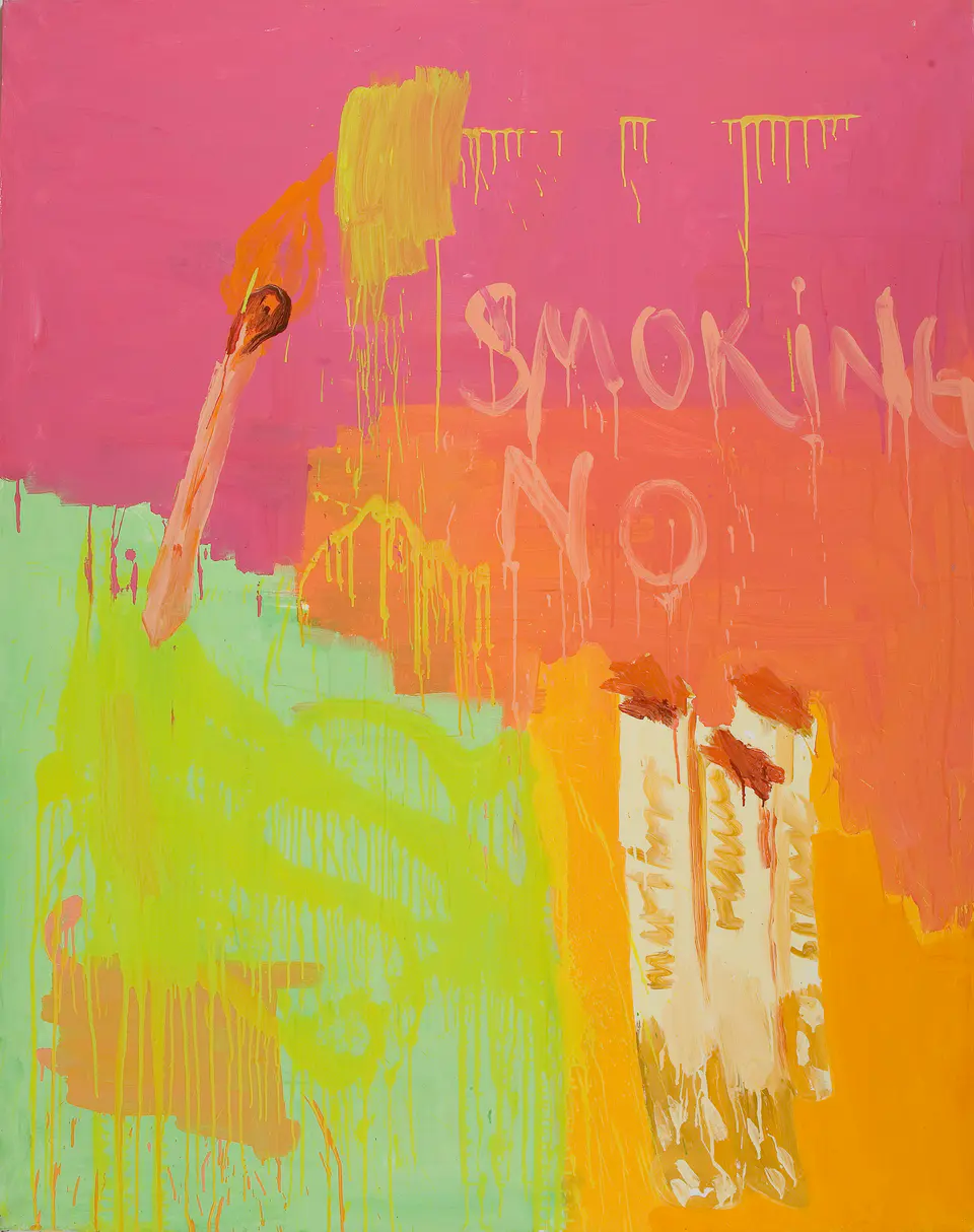 Barbara Kastelec: V kaj se zaljubljam (No Smoking), slikarsko delo
