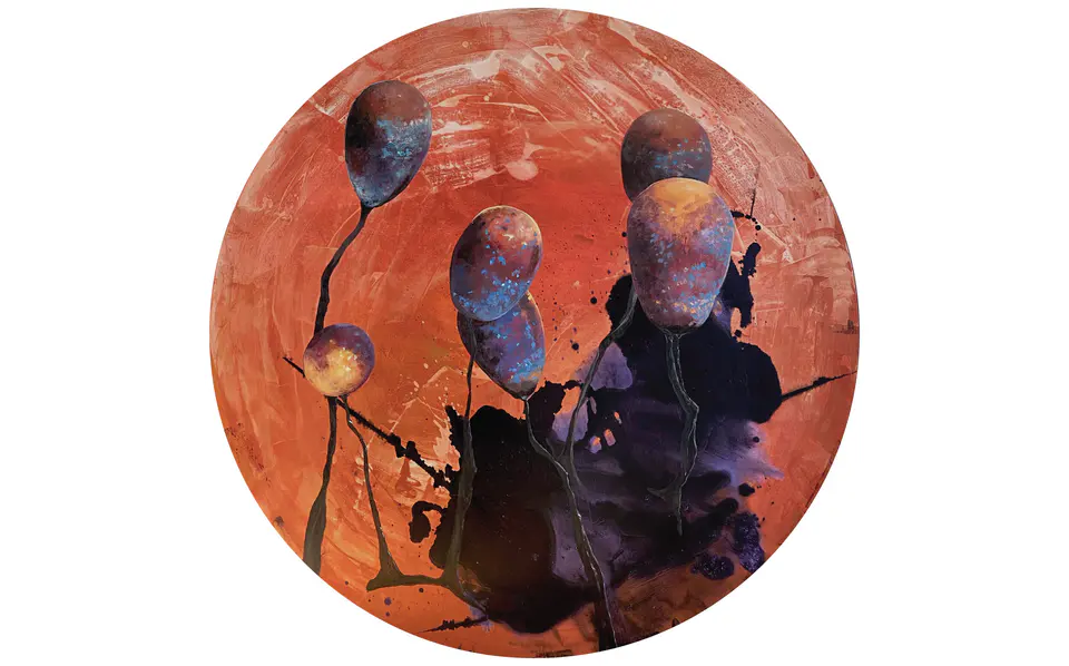Barbara Kastelec: Življenje; Sluzavci (Lamproderma ‘ovoid’), akril
